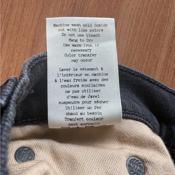 Rag & Bone Jean Size 25 Soft Rock Distressed Skinny Jeans Made in USA - Picture 10 of 11